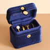 a navy rectangular starry night velvet ring box by lisa angel