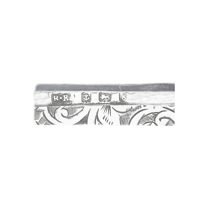 british hallmark of a vesta case in silver