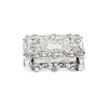 a victorian silver floral vinaigrette with grille