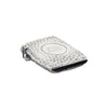 silver old vesta case closed up circle cartouche and script initials