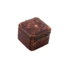a brown scratched ring box antique 