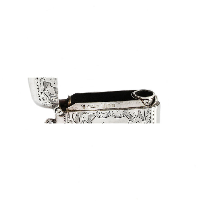 a close up view of hallmark vesta case holder