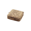 a secondhand antique square fawn jewellery box