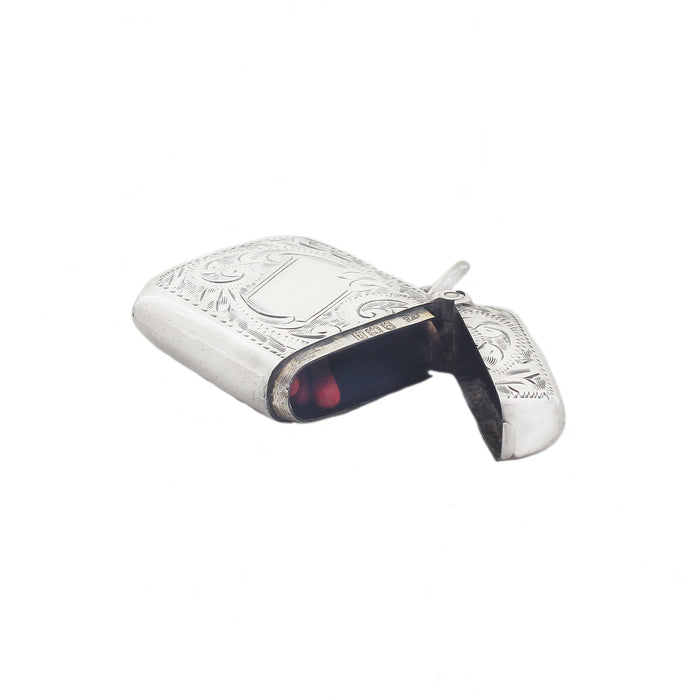 silver vesta case scroll pattern matches 
