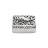 1940 silver french small pierced out box