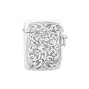 silver hinged closed vesta case jump ring