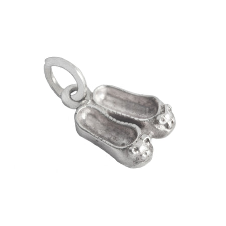 a secondhand slippers ballerina charm silver