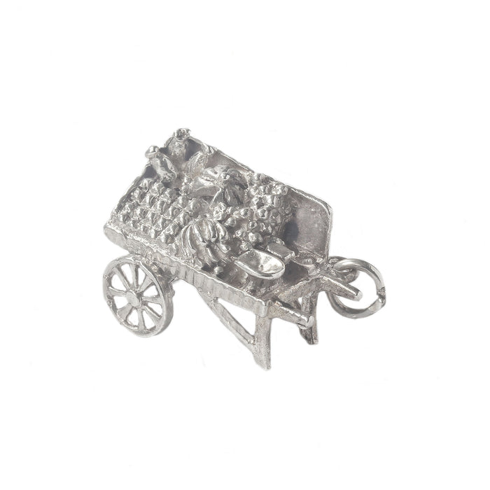 a vintage silver charm veg fruit stall stand