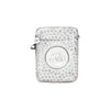 engraved silver vesta case hammered design